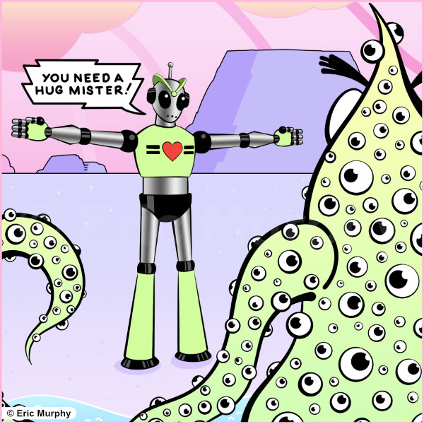 Guardian: You need a hug mister!